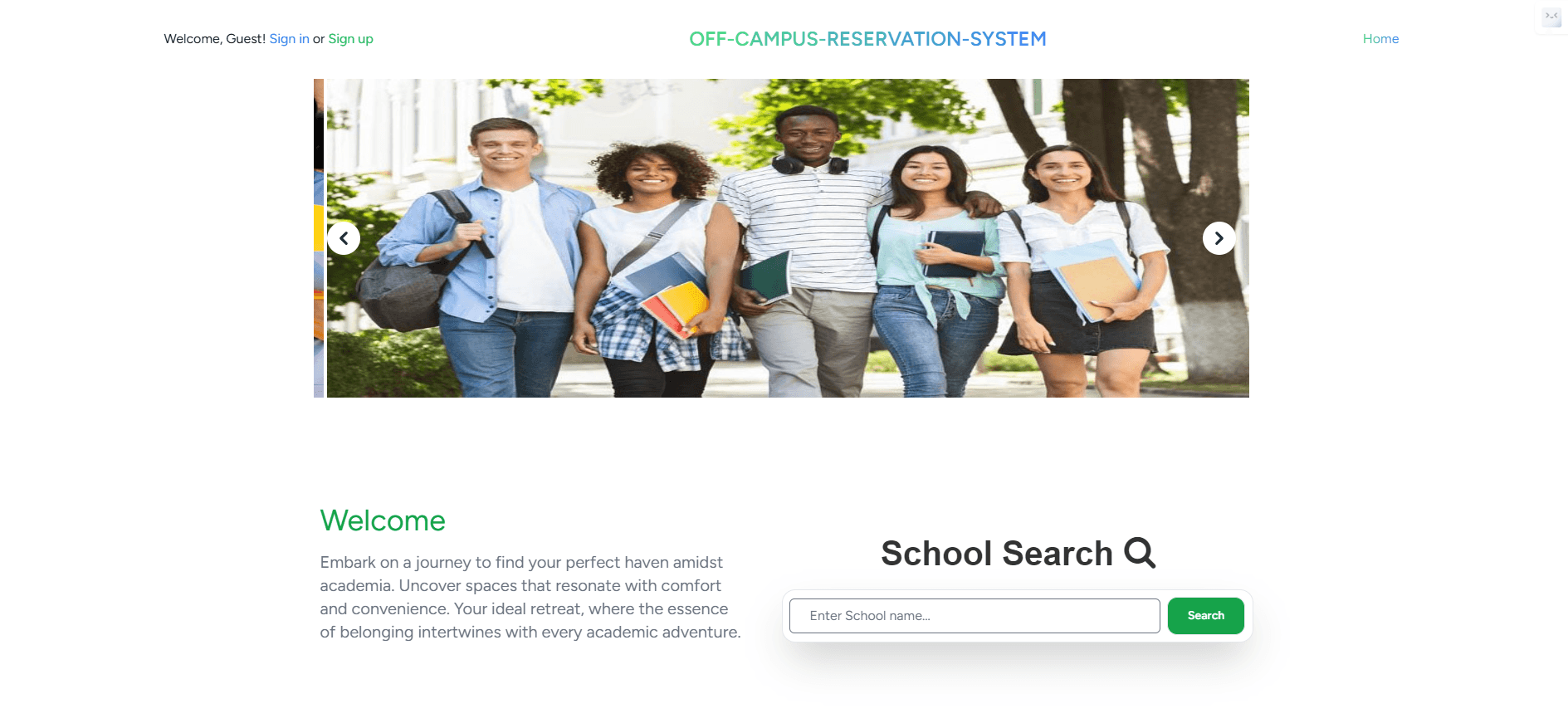 OFF-Campus Housing Reservation System